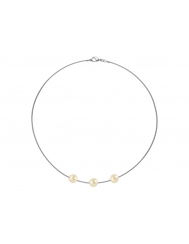 Collier Omega Perles de Culture -...