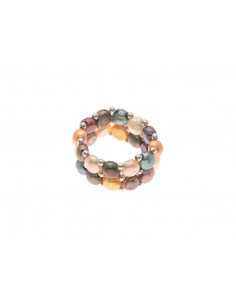 Bague 2 Rangs Perles de...