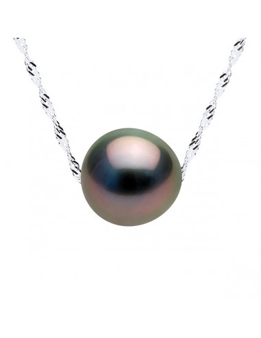 Collier Perle de Tahiti - Argent - Nigelle