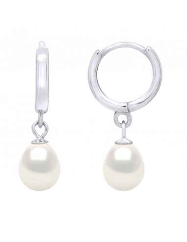 Boucles d'Oreilles Perles de Culture - Argent - Julia