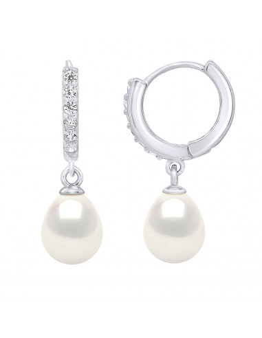 Boucles d'Oreilles Perles de Culture - Argent - Kiara