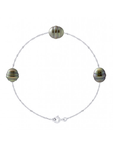 Bracelet Perles de Tahiti - Or - Magnolia