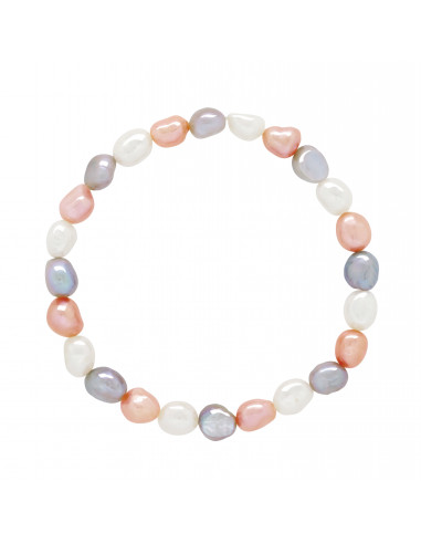 Bracelet Rang Perles de Culture - Camellia