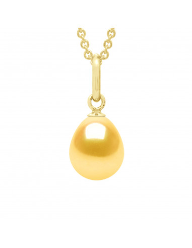 Pendentif Perle de Culture - Or -...
