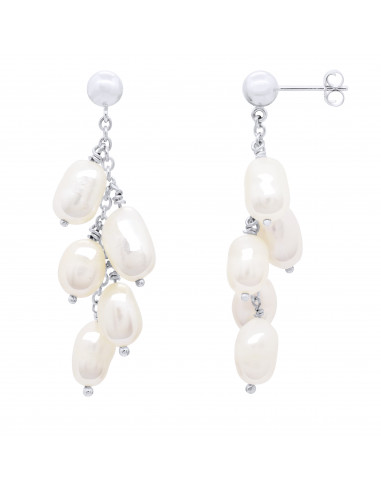Boucles d'Oreilles Perles de Culture...