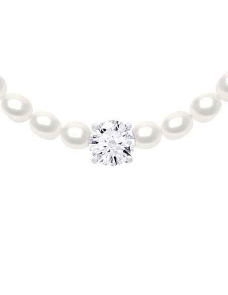 Rang Solitaire - Argent - Malva