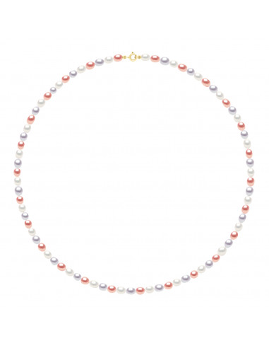 Collier Rang Perles de Culture - Or - Cecillia