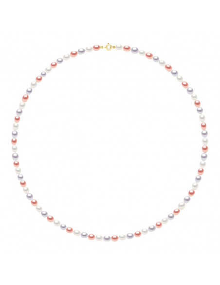 Collier Rang Perles de Culture - Or - Cecillia