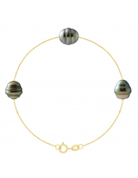 Bracelet Perles de Tahiti - Or - Ajania