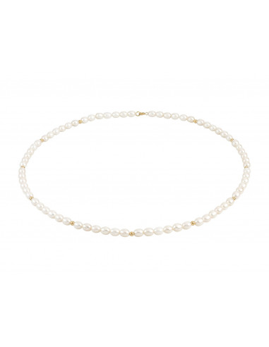Collier Rang Perles de Culture - Or - Mara