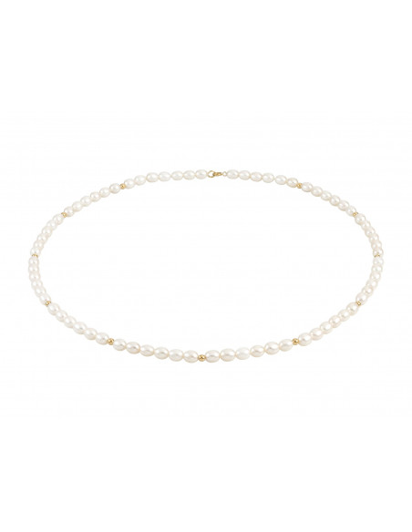 Collier Rang Perles de Culture - Or - Mara