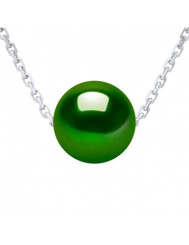 Collier Solitaire Perle de Culture -...