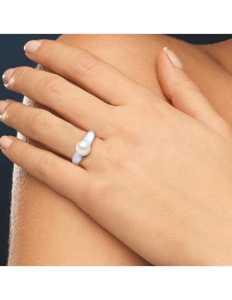Bague Perle de Culture - Or - Yau