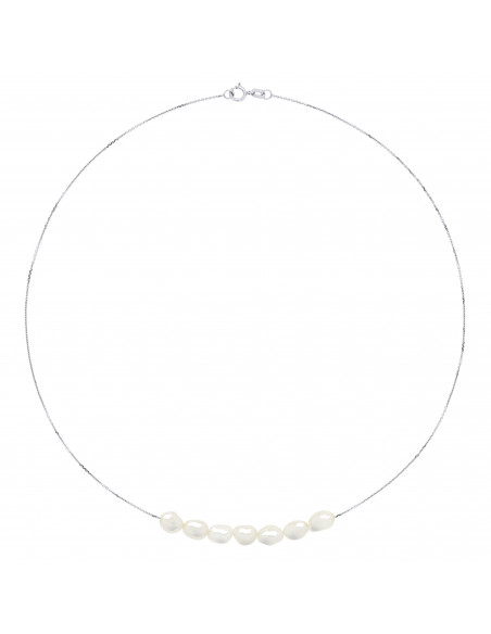 Collier 7 Perles de Cultures - Or - Gui