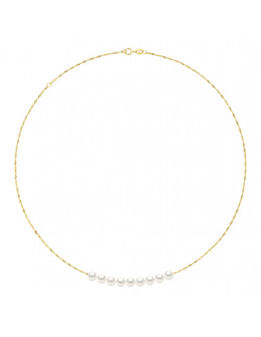 Collier 9 Perles de Culture - Or - Cosmos