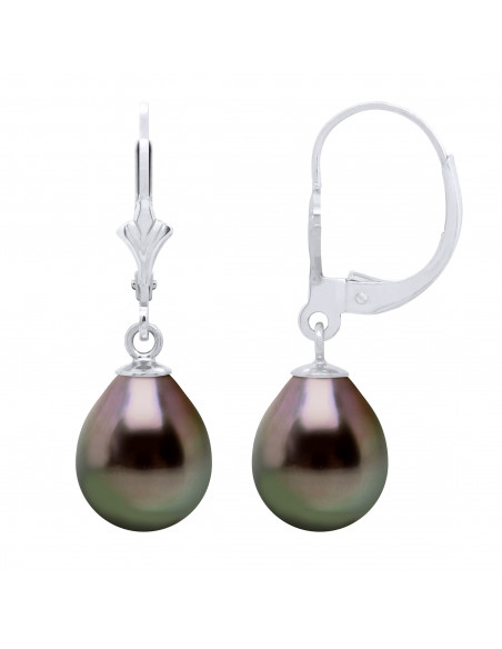 Boucles d'Oreilles Perles de Tahiti - Or -  Ari
