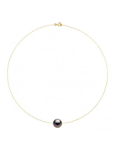 Collier Perle de Tahiti - Or - Lilas