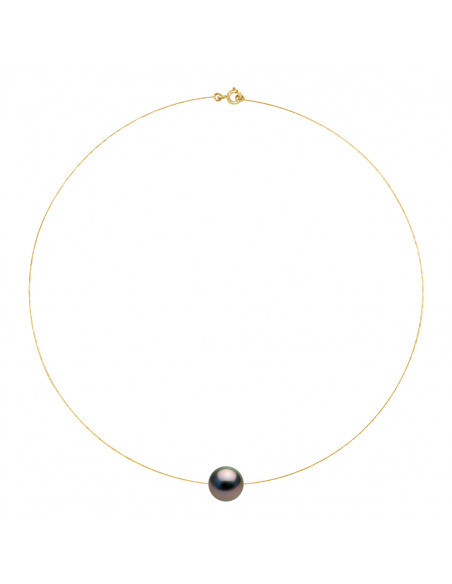 Collier Perle de Tahiti - Or - Lilas
