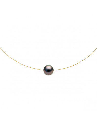 Collier Perle de Tahiti - Or - Lilas