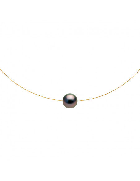Collier Perle de Tahiti - Or - Lilas