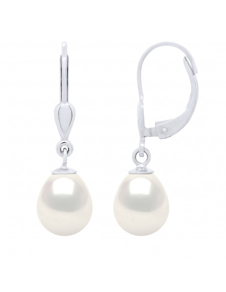 Boucles d'Oreilles Perles de Culture - Argent - Marjorie