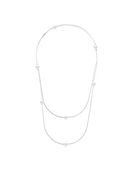 Sautoir Perles de Culture - Argent