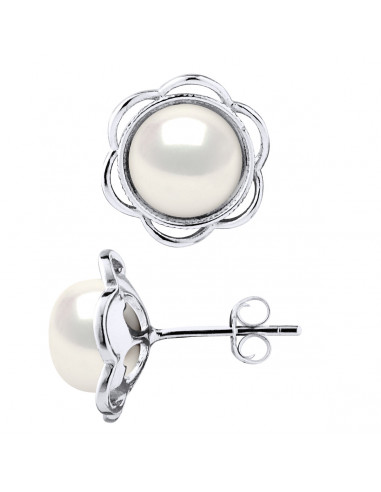 Boucles d'Oreilles Perles de Culture...