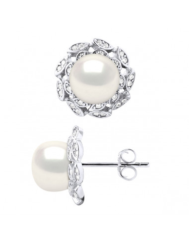 Boucles d'oreilles Perles de Culture - Argent - DANA