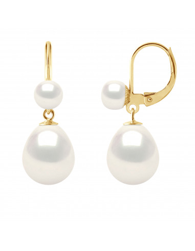 Boucles d'Oreilles Perles de Culture - Or - Noémie