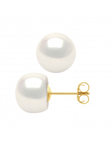 Boucles d'Oreilles Perles de Culture - Or - Coralie