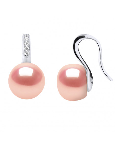 Boucles d'Oreilles Perles de Culture - Argent - Estelle