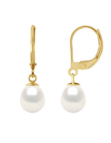 Boucles d'Oreilles Perles de Culture...