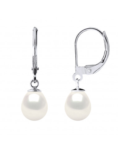 Boucles d'Oreilles Perles de Culture...