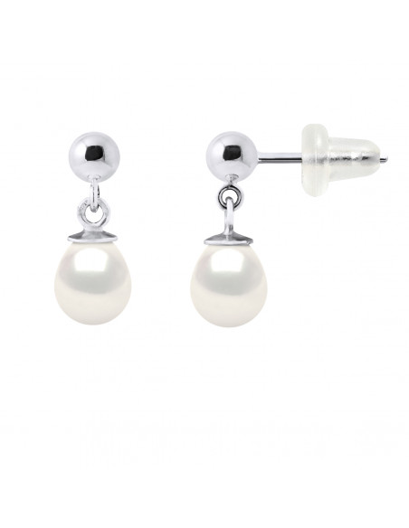 Boucles d'Oreilles Perles de Culture - Or - Gabriela