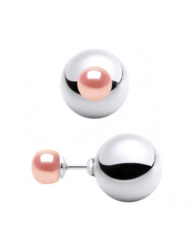 Boucles d'Oreilles Perles de Culture - Argent - Chloé