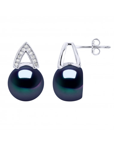 Boucles d'Oreilles Perles de Culture - Argent - Tess