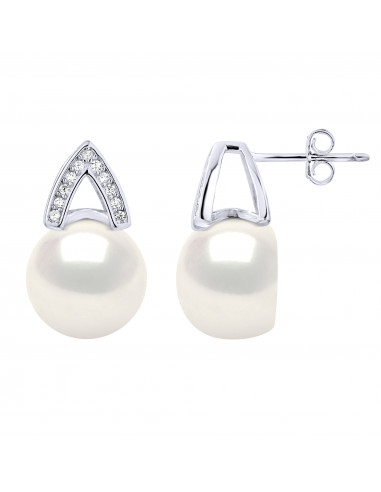 Boucles d'Oreilles Perles de Culture - Argent - Tess