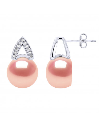 Boucles d'Oreilles Perles de Culture - Argent - Tess