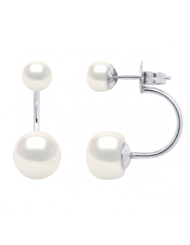 Boucles d'Oreilles Perles de Culture - Argent - Naomi