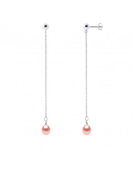 Boucles d'Oreilles Perles de Culture - Argent - Hira
