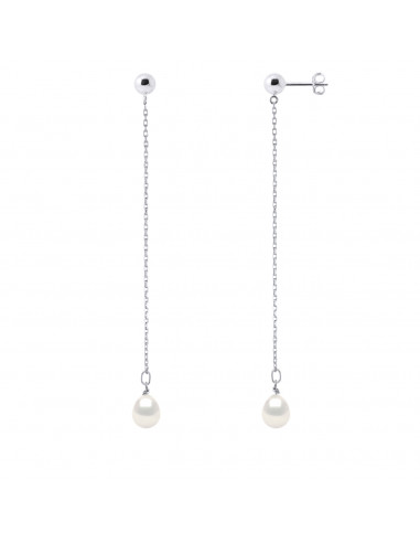 Boucles d'Oreilles Perles de Culture - Argent - Hira
