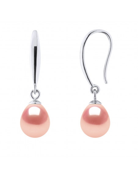 Boucles d'Oreilles Perles de Culture - Argent - Celeste