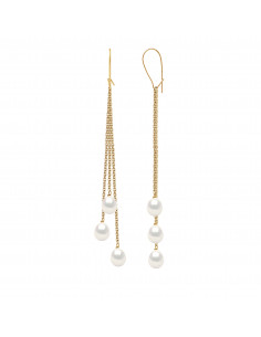 Boucles d'Oreilles Perles...