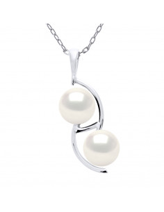 Collier Duo Perle de...