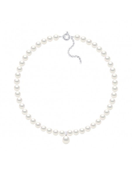 Collier Rang Perle de Culture - Argent - Julia
