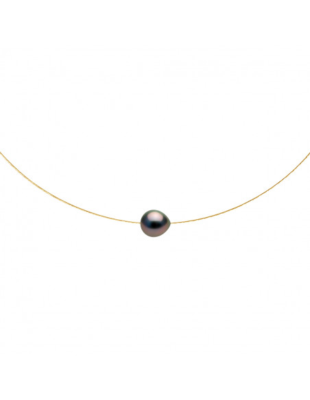 Collier Perle de Tahiti - Or - Lys