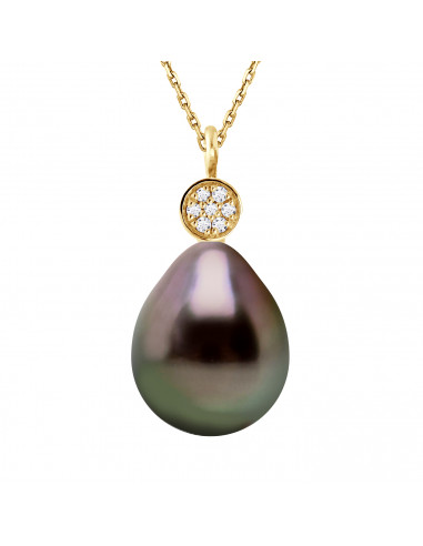 Collier Prestige Perle de Tahiti - Or - Trèfle