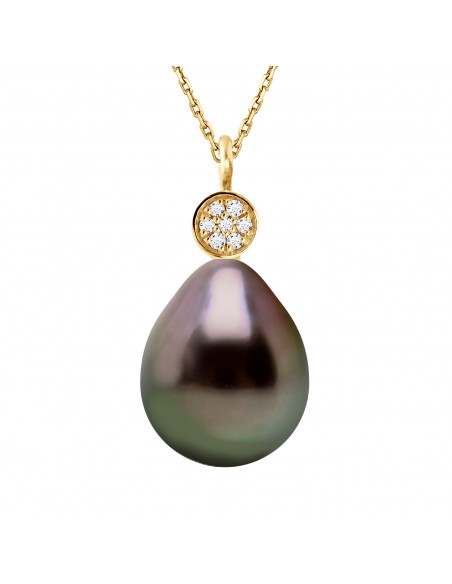 Collier Prestige Perle de Tahiti - Or - Trèfle