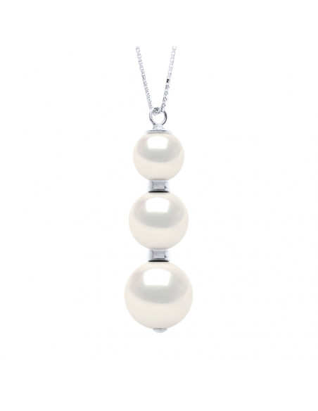 Collier Trio Perle de Culture - Or - Pilea