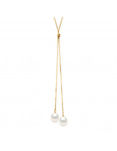 Collier Toi & Moi Perle de...